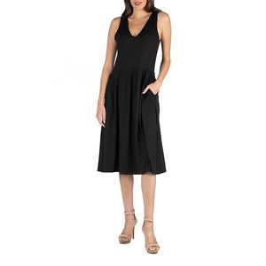 theory black slime dress w pockets 🖤